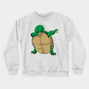 Turtle at Hip Hop Dance Dab Crewneck Sweatshirt